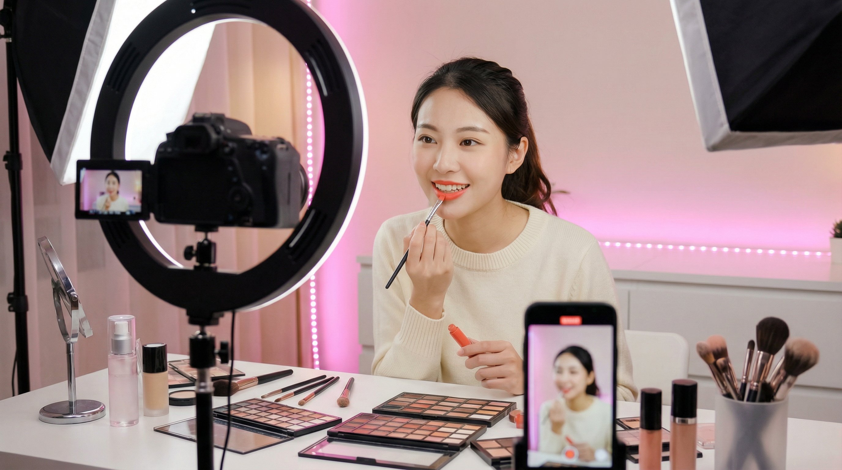 糖心vlog视频：美妆教程视频演示